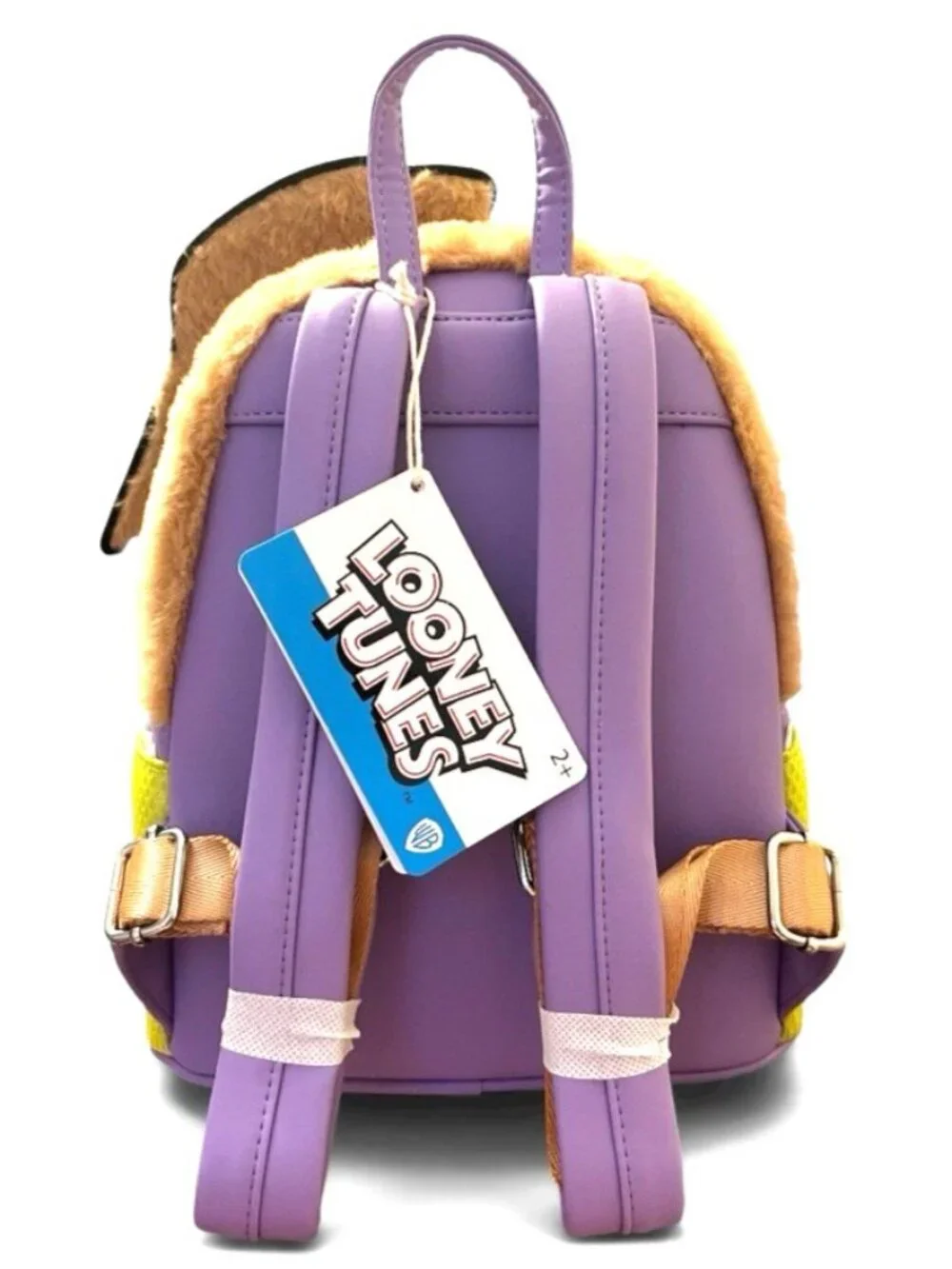 Loungefly Looney Tunes Lola Bunny Faux Fur Plush Mini Backpack NWT